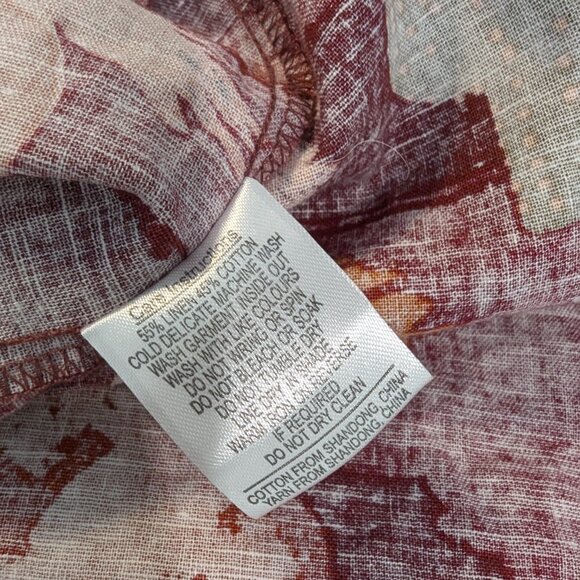 Princess Highway Horse Motif Dress, Linen/Cotton Blend, Size 12 - Picture 3 of 9